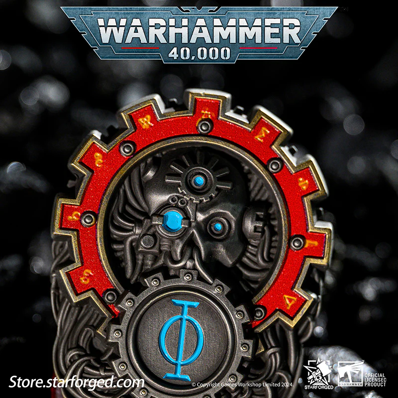 Starforged Seal of Omnissiah Machine God Deus Mechanicus Men's Brooch Pin Badge Backpack Clothing Accessories Warhammer 40K - Image 4