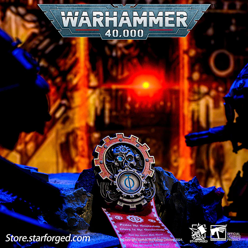 Starforged Seal of Omnissiah Machine God Deus Mechanicus Men's Brooch Pin Badge Backpack Clothing Accessories Warhammer 40K - Image 6