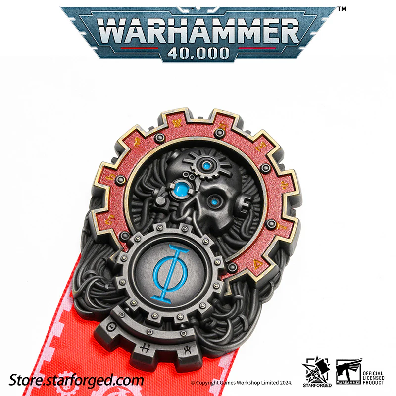 Starforged Seal of Omnissiah Machine God Deus Mechanicus Men's Brooch Pin Badge Backpack Clothing Accessories Warhammer 40K - Image 7