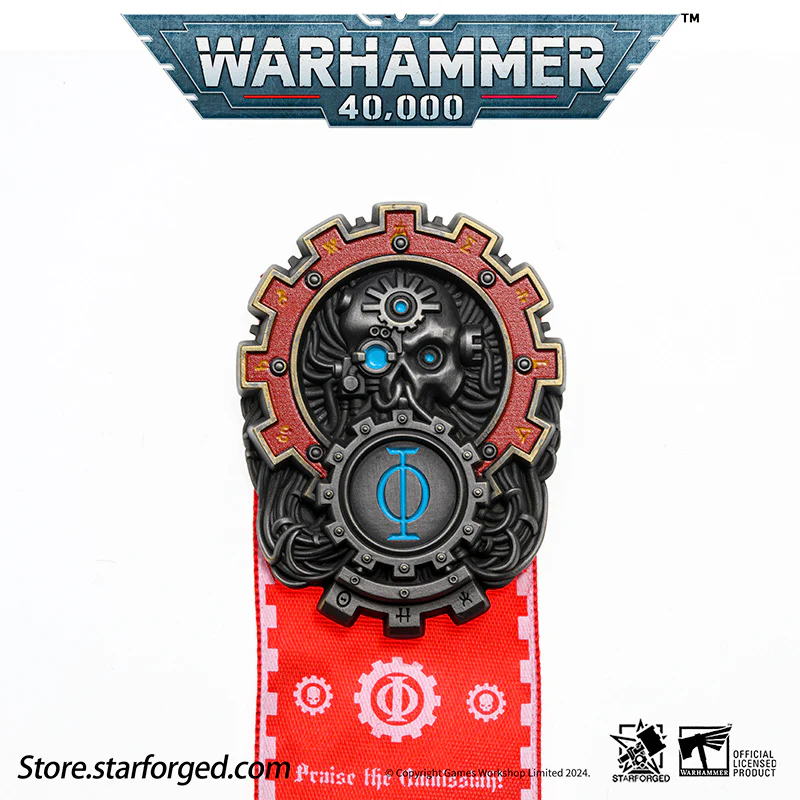 Starforged Seal of Omnissiah Machine God Deus Mechanicus Men's Brooch Pin Badge Backpack Clothing Accessories Warhammer 40K - Image 8