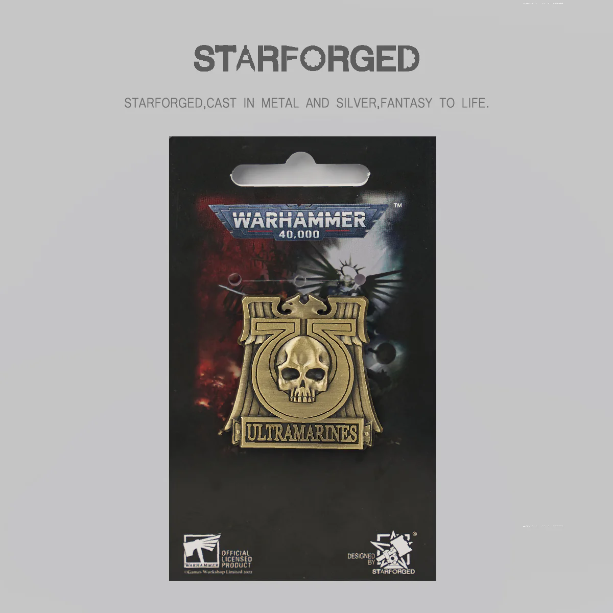 Starforged Ultramarines Brooch Son of Guilliman Recruit Badge Kill Team Warhammer 40K Accessories - Image 6