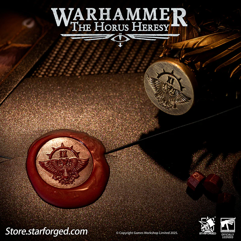 Starforged Warhammer 30K Blood Angels Sanguinius Wax Seal Set Men's Jewelry Accessories - Image 14