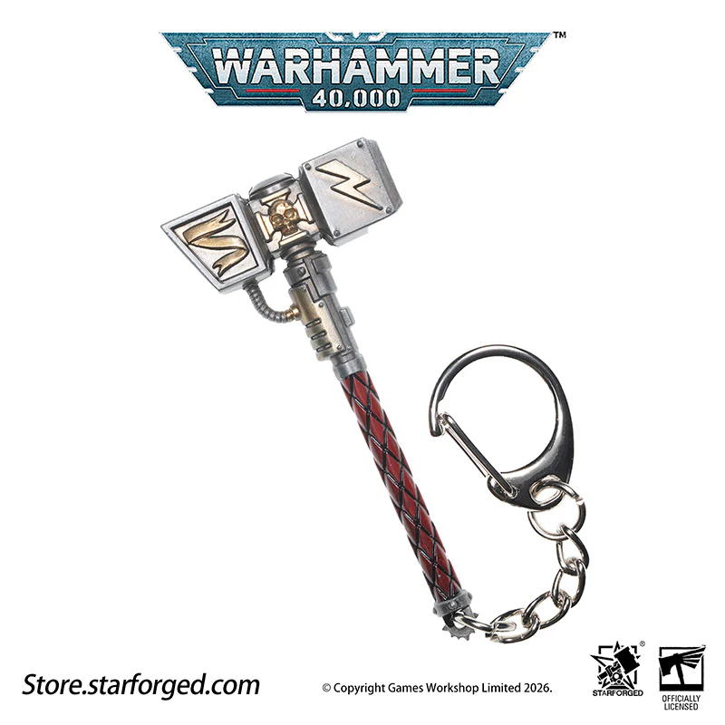 Starforged Warhammer 40000 Thunder hammer & Thunderhead KeyChain Space Marines Astartes WH40 Jewelry - Image 13
