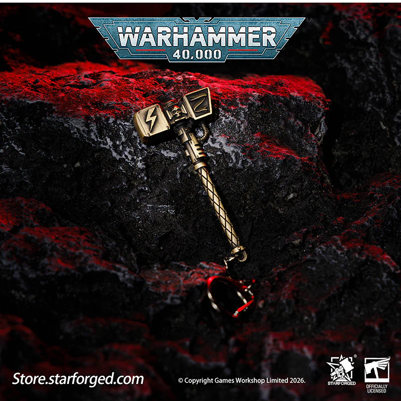 Starforged Warhammer 40000 Thunder hammer & Thunderhead KeyChain Space Marines Astartes WH40 Jewelry - Image 7
