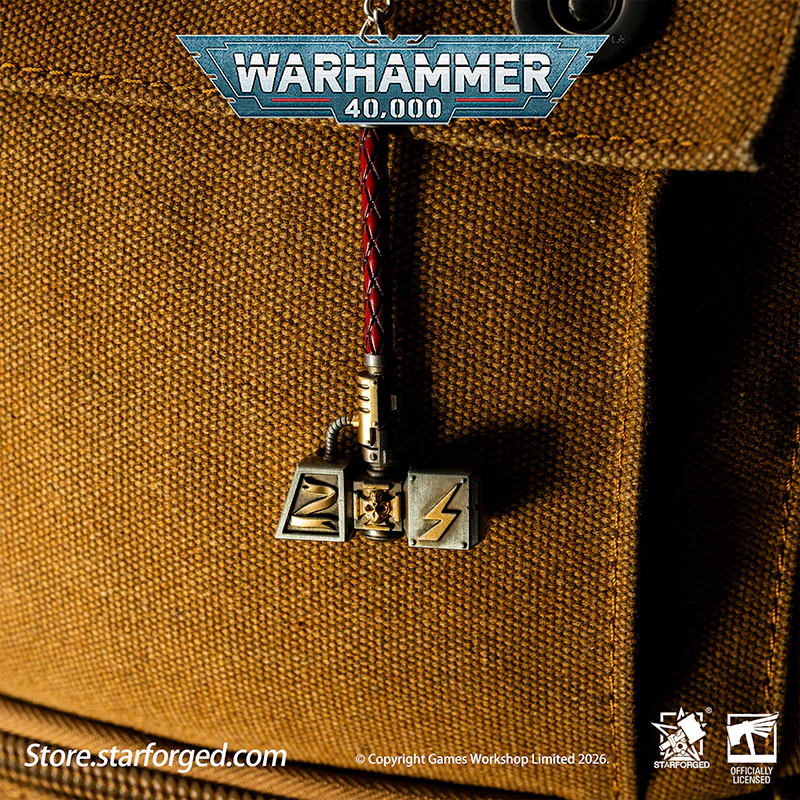 Starforged Warhammer 40000 Thunder hammer & Thunderhead KeyChain Space Marines Astartes WH40 Jewelry - Image 9