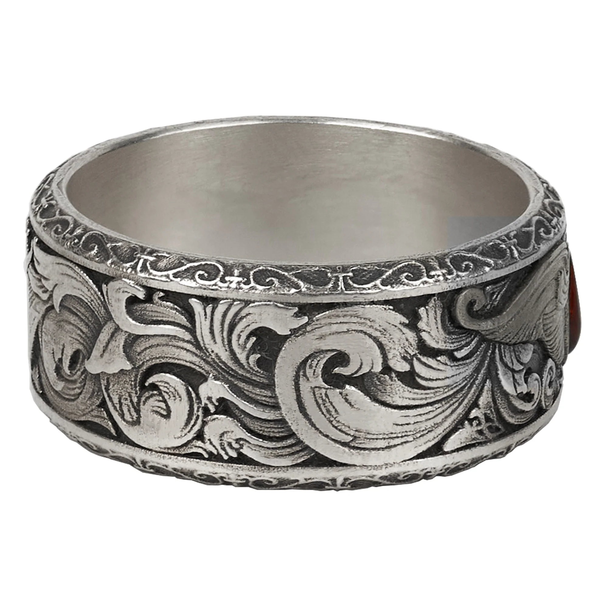 Starforged Warhammer 40K Blood Angels of Sanguinius Space Marines Men's Fashion Jewelry Sterling Silver Rings - Image 2