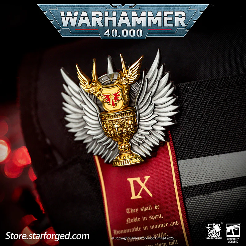 Starforged Warhammer 40K Blood Angels Pin Sanguinius Blood Blessing Seal Badge - Image 4