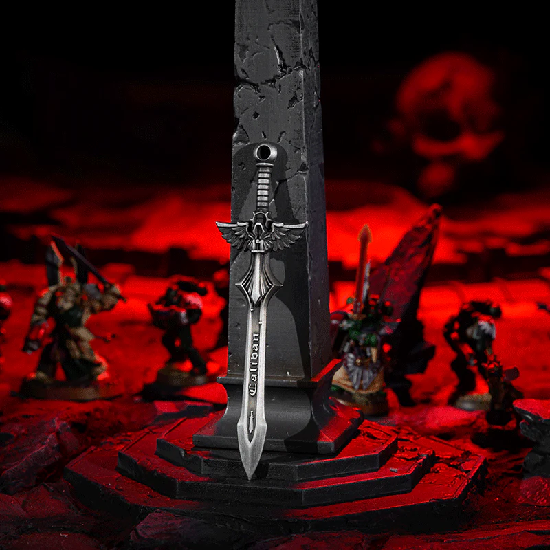 Starforged Warhammer 40K Dark Angels Sword of Caliban  2023 New Men's Keychain Christmas Gift Boyfriend - Image 3