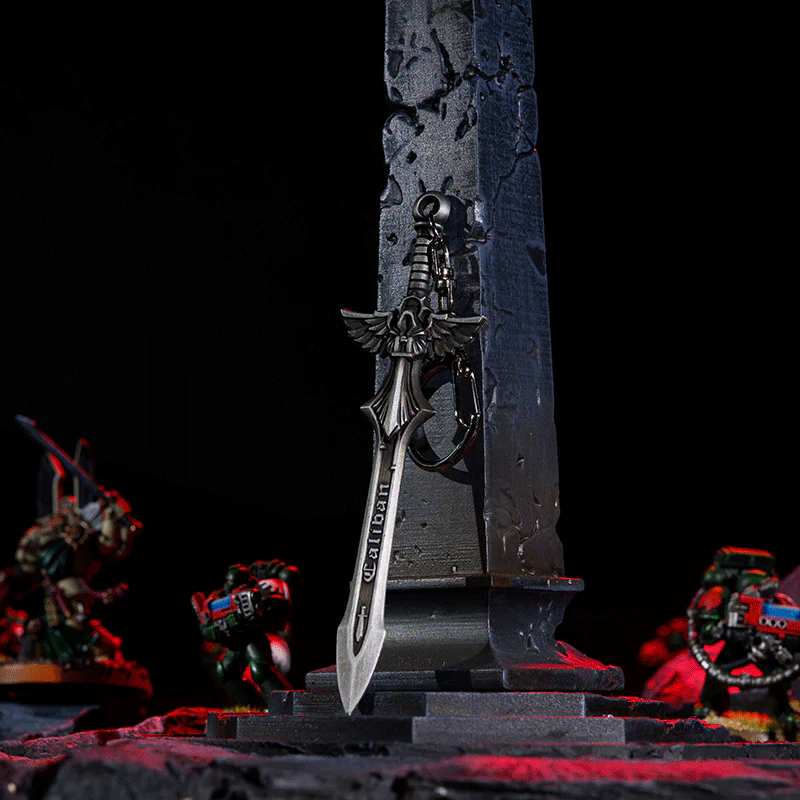 Starforged Warhammer 40K Dark Angels Sword of Caliban  2023 New Men's Keychain Christmas Gift Boyfriend - Image 4