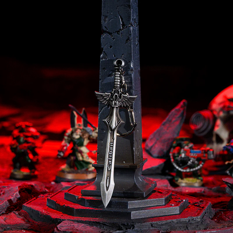 Starforged Warhammer 40K Dark Angels Sword of Caliban  2023 New Men's Keychain Christmas Gift Boyfriend - Image 7