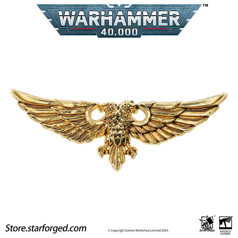 Starforged Warhammer 40K Imperial Aquila of Sanctuary / Wings of Astra Militarum Brooch Accessories Pin Badge - Image 12