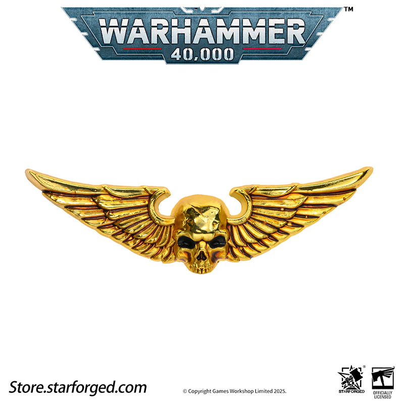 Starforged Warhammer 40K Imperial Aquila of Sanctuary / Wings of Astra Militarum Brooch Accessories Pin Badge - Image 15