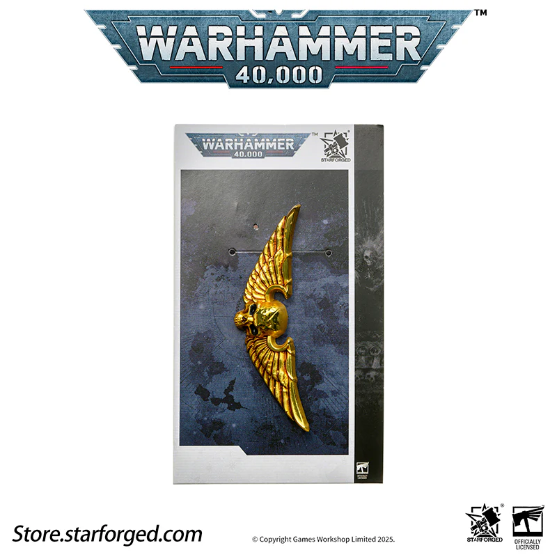Starforged Warhammer 40K Imperial Aquila of Sanctuary / Wings of Astra Militarum Brooch Accessories Pin Badge - Image 18