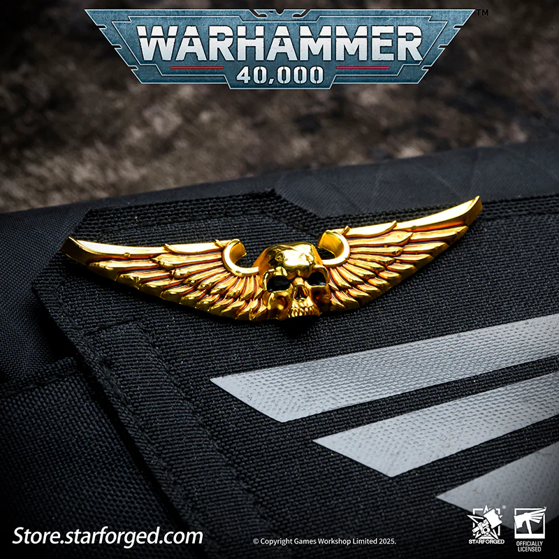 Starforged Warhammer 40K Imperial Aquila of Sanctuary / Wings of Astra Militarum Brooch Accessories Pin Badge - Image 5