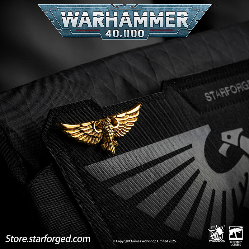 Starforged Warhammer 40K Imperial Aquila of Sanctuary / Wings of Astra Militarum Brooch Accessories Pin Badge - Image 7