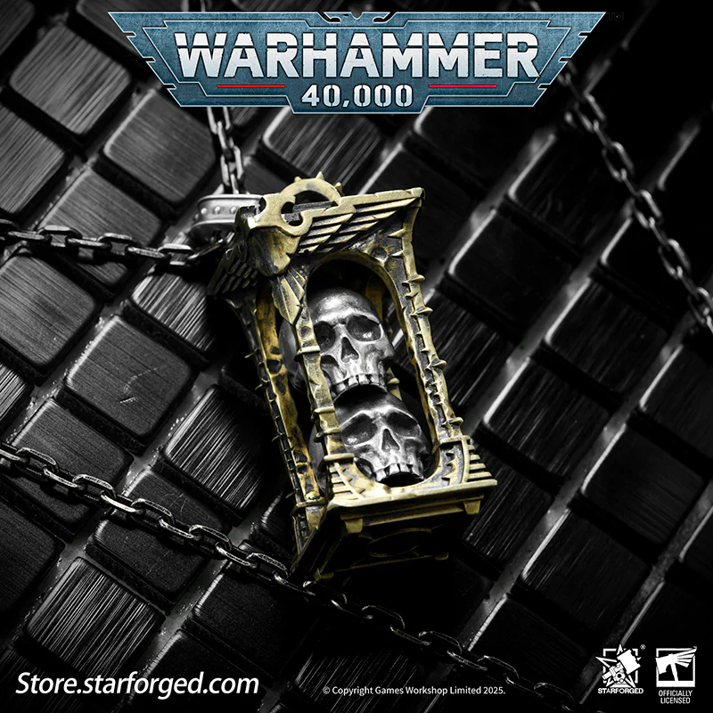 Starforged Warhammer 40K Imperium of Man Reliquary of The Pious Necklace Men's Jewelry Accessories - Image 2