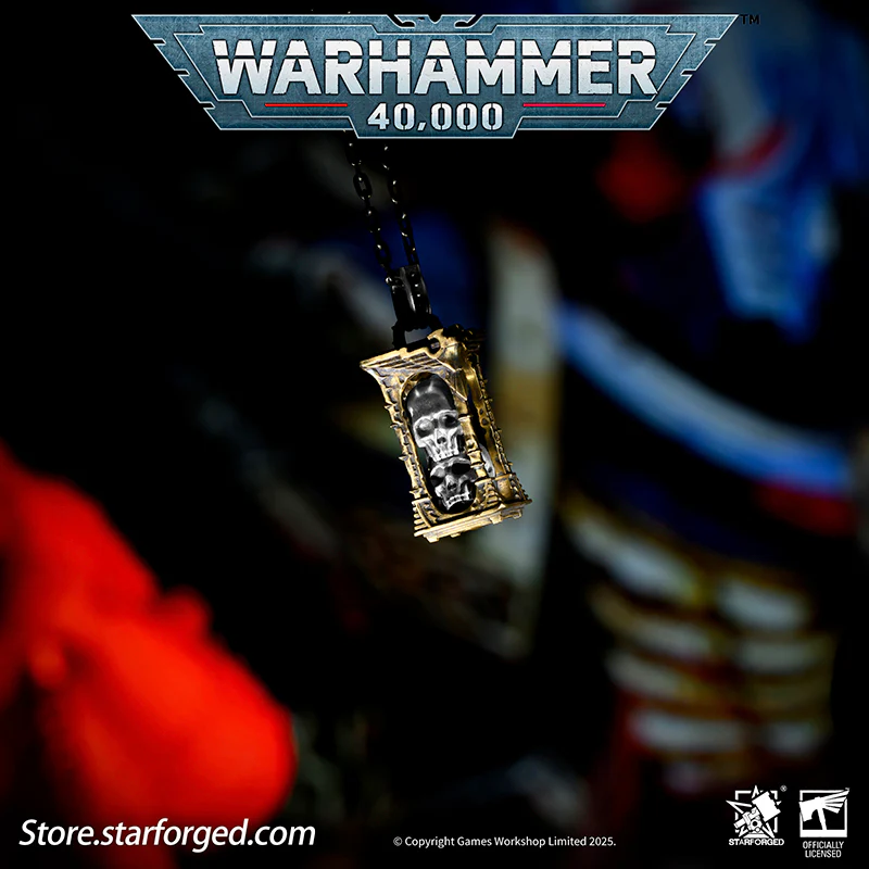 Starforged Warhammer 40K Imperium of Man Reliquary of The Pious Necklace Men's Jewelry Accessories - Image 4