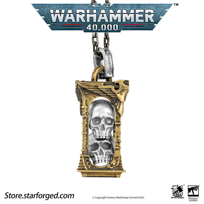 Starforged Warhammer 40K Imperium of Man Reliquary of The Pious Necklace Men's Jewelry Accessories - Image 9