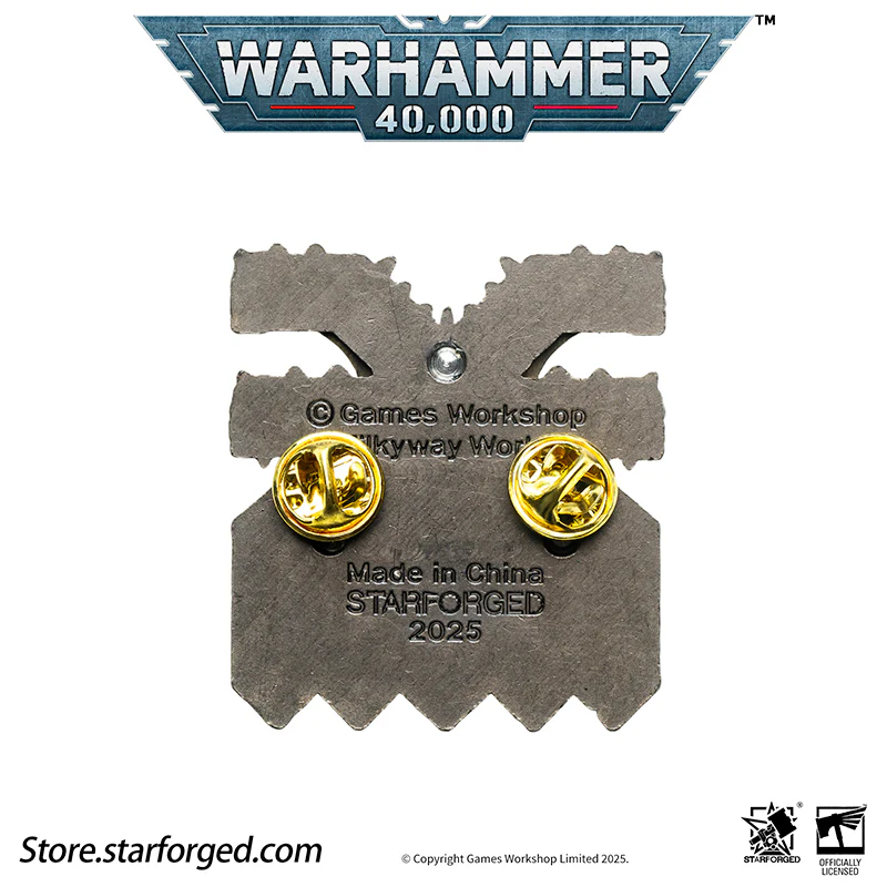 Starforged Warhammer 40K Lords of the Immaterium The Chaos Gods Mark of Ruinous Powers Pin Badge Men's Jewelry Accessories - Image 13