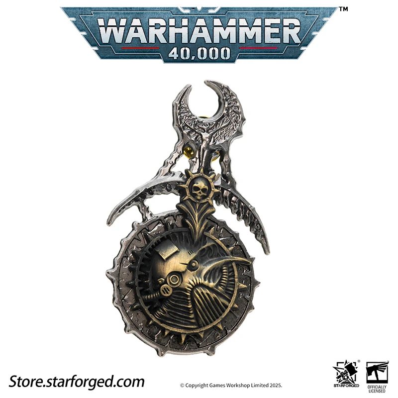 Starforged Warhammer 40K Lords of the Immaterium The Chaos Gods Mark of Ruinous Powers Pin Badge Men's Jewelry Accessories - Image 17