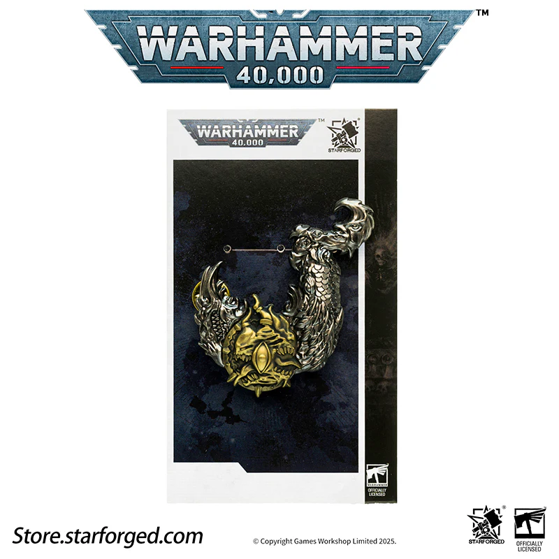 Starforged Warhammer 40K Lords of the Immaterium The Chaos Gods Mark of Ruinous Powers Pin Badge Men's Jewelry Accessories - Image 18