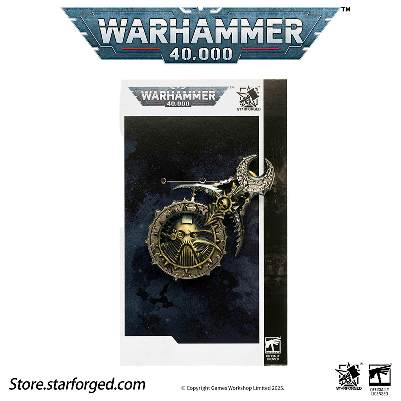 Starforged Warhammer 40K Lords of the Immaterium The Chaos Gods Mark of Ruinous Powers Pin Badge Men's Jewelry Accessories - Image 19