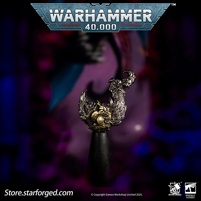 Starforged Warhammer 40K Lords of the Immaterium The Chaos Gods Mark of Ruinous Powers Pin Badge Men's Jewelry Accessories - Image 6