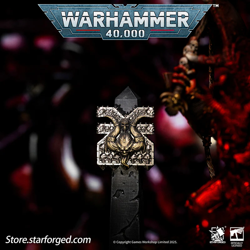 Starforged Warhammer 40K Lords of the Immaterium The Chaos Gods Mark of Ruinous Powers Pin Badge Men's Jewelry Accessories - Image 7