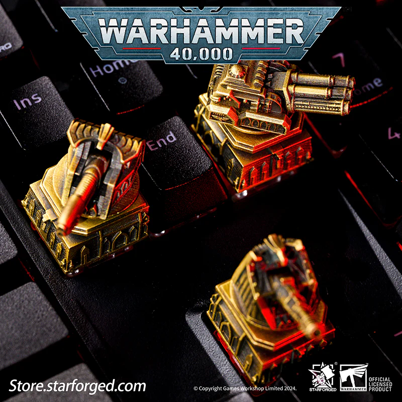 Starforged Warhammer 40K Mechanical Keyboard Macrocannon Keycaps Space Battleship Computer Accessories and Peripherals Other - Image 5