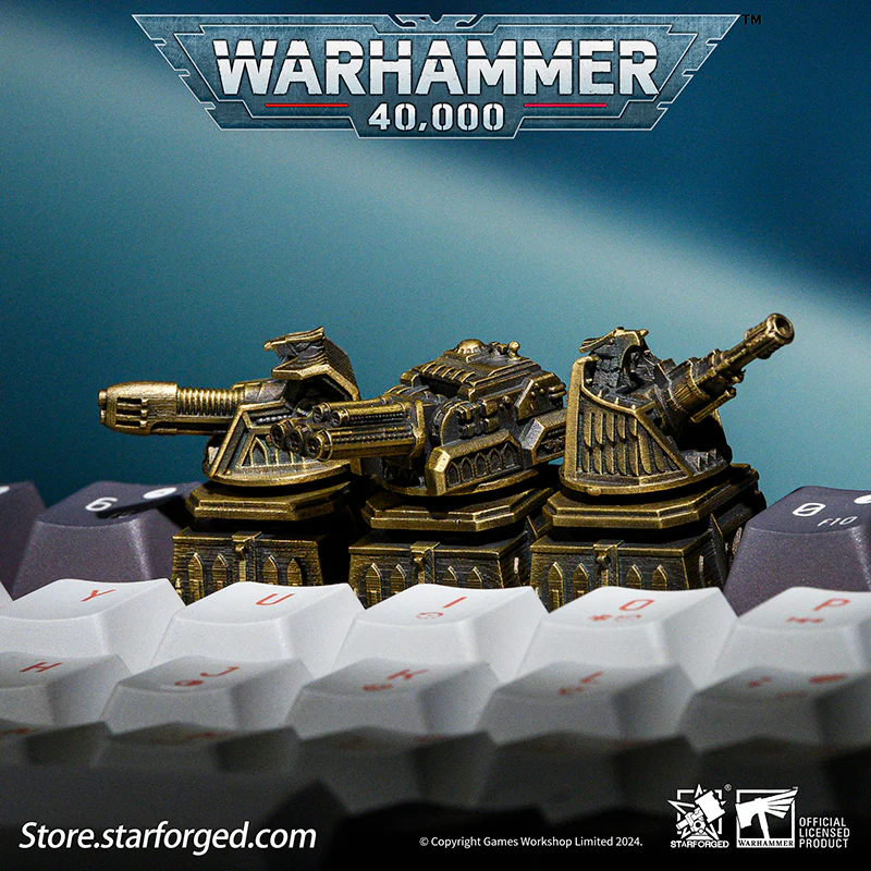 Starforged Warhammer 40K Mechanical Keyboard Macrocannon Keycaps Space Battleship Computer Accessories and Peripherals Other - Image 6