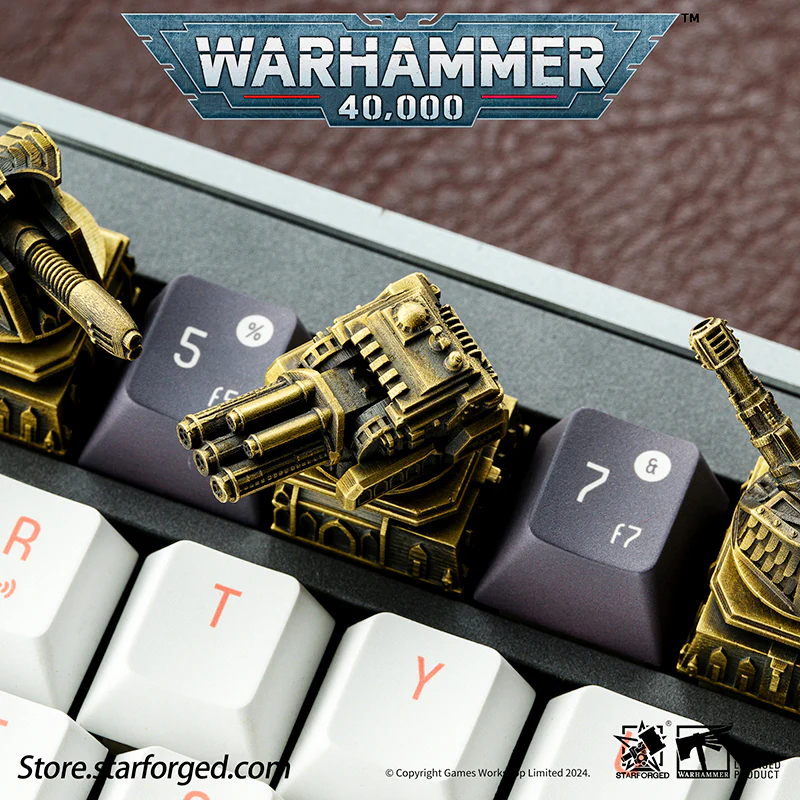 Starforged Warhammer 40K Mechanical Keyboard Macrocannon Keycaps Space Battleship Computer Accessories and Peripherals Other - Image 7