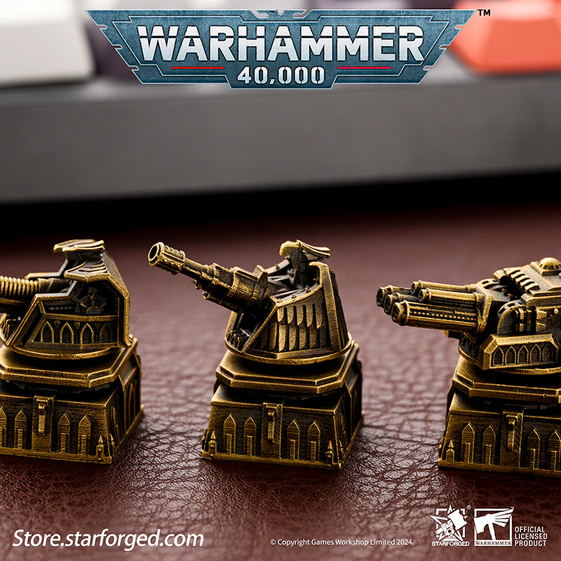 Starforged Warhammer 40K Mechanical Keyboard Macrocannon Keycaps Space Battleship Computer Accessories and Peripherals Other - Image 8