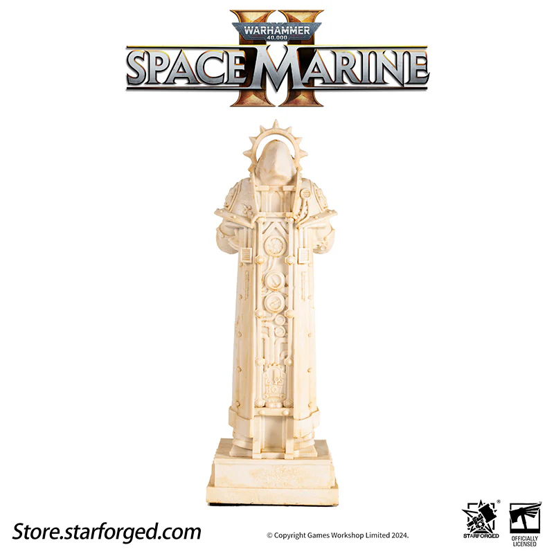 Starforged Warhammer 40K Space Marine II Sector Imperialis Statue Bookend Ornament - Image 12