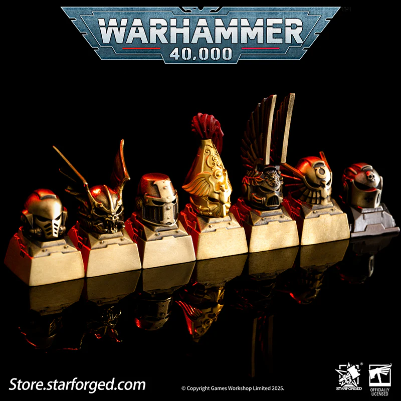 Starforged Warhammer 40K Space Marine Keycaps Keyboard Cap Birthday Gift Other - Image 26