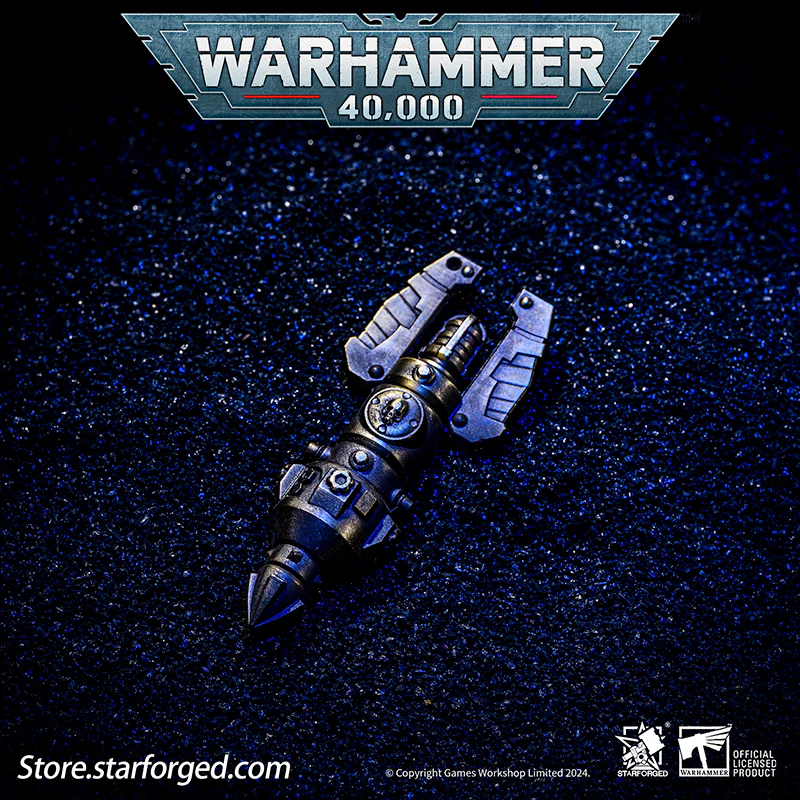 Starforged Warhammer 40K Warhammer II Deep Strike Beacon Game Peripheral Alloy Keychain Christmas Gifts - Image 5