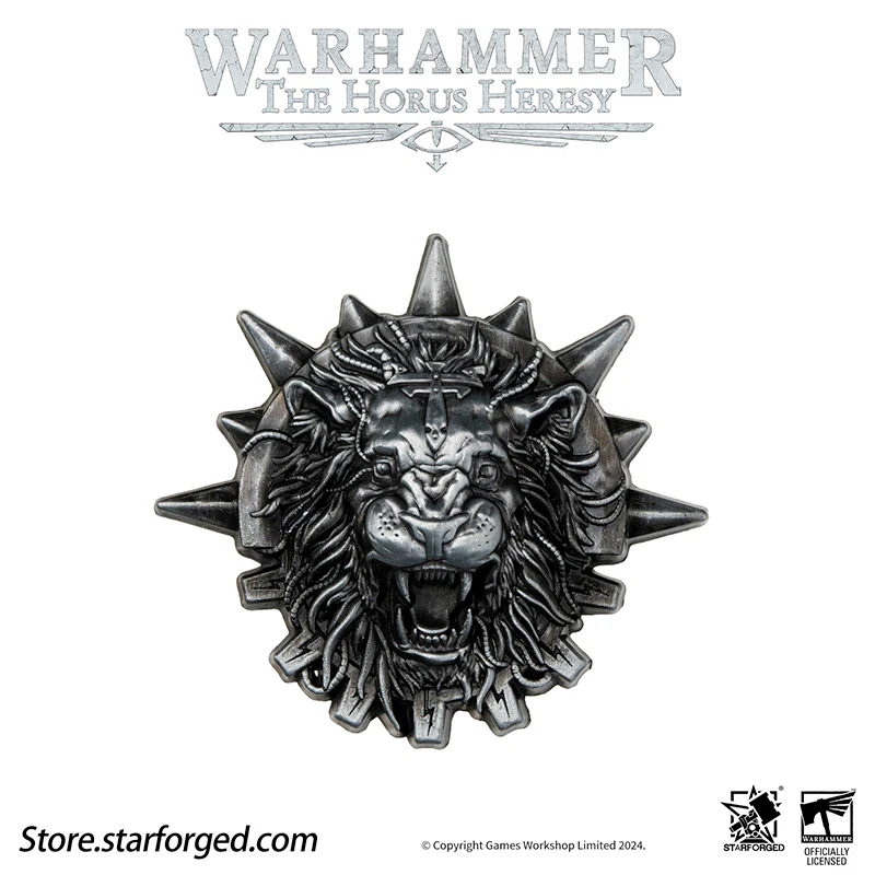 Starforged Warhammer Horus Heresy Burning Galaxy Legion Insignia Pin Badge Brooch 30K Men's Jewelry - Image 20