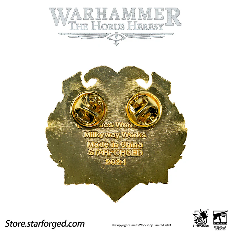 Starforged Warhammer Horus Heresy Burning Galaxy Legion Insignia Pin Badge Brooch 30K Men's Jewelry - Image 28