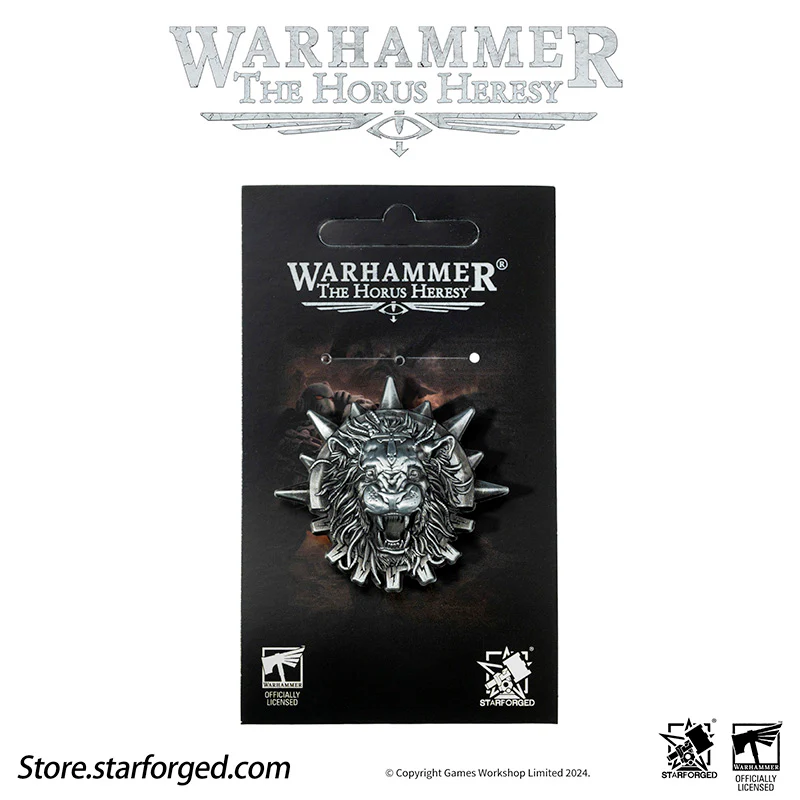 Starforged Warhammer Horus Heresy Burning Galaxy Legion Insignia Pin Badge Brooch 30K Men's Jewelry - Image 32