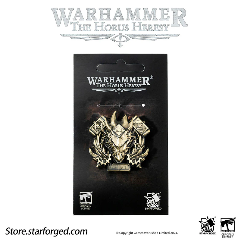 Starforged Warhammer Horus Heresy Burning Galaxy Legion Insignia Pin Badge Brooch 30K Men's Jewelry - Image 38