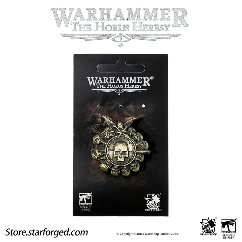 Starforged Warhammer Horus Heresy Burning Galaxy Legion Insignia Pin Badge Brooch 30K Men's Jewelry - Image 40