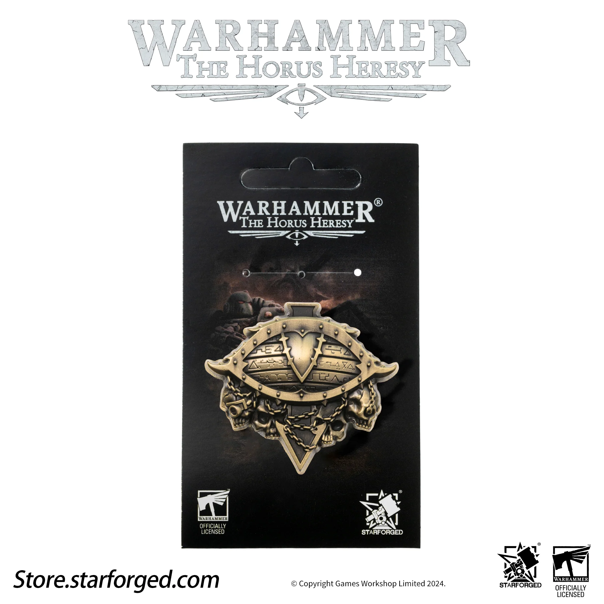 Starforged Warhammer Horus Heresy Burning Galaxy Legion Insignia Pin Badge Brooch 30K Men's Jewelry - Image 42