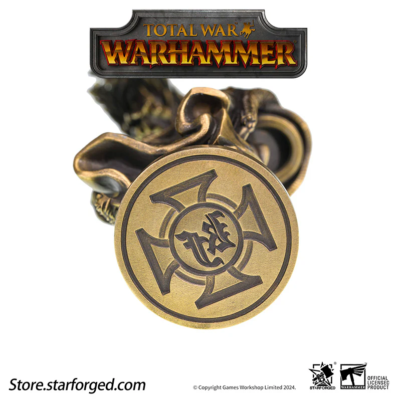 Starforged Warhammer Total War Seal of the Emperor Karl Franz Prince Atldorf Wax Seal Collectible Coin Set Other - Image 10