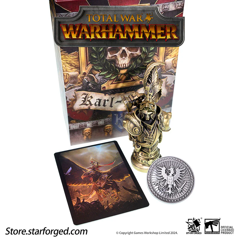 Starforged Warhammer Total War Seal of the Emperor Karl Franz Prince Atldorf Wax Seal Collectible Coin Set Other - Image 16