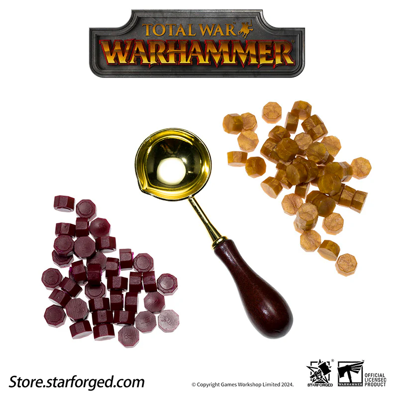 Starforged Warhammer Total War Seal of the Emperor Karl Franz Prince Atldorf Wax Seal Collectible Coin Set Other - Image 18