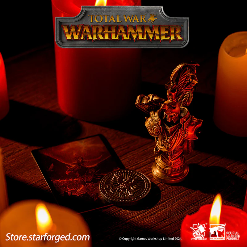 Starforged Warhammer Total War Seal of the Emperor Karl Franz Prince Atldorf Wax Seal Collectible Coin Set Other - Image 3