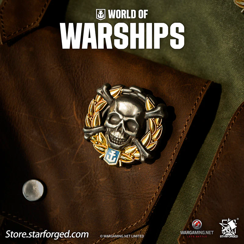 Starforged World of Warships Achievements Commemorative Pin Brooch Badge Game Peripherals Wargaming License - Image 10