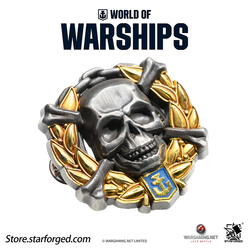 Starforged World of Warships Achievements Commemorative Pin Brooch Badge Game Peripherals Wargaming License - Image 15