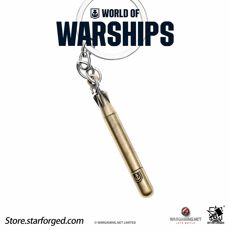 Starforged World of Warships WOWS Torpedo Keychain Game Peripherals Wargaming License - Image 11