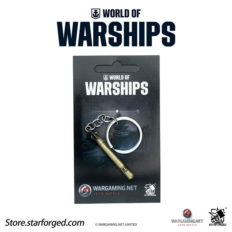 Starforged World of Warships WOWS Torpedo Keychain Game Peripherals Wargaming License - Image 12