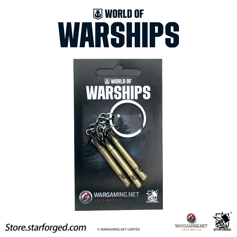 Starforged World of Warships WOWS Torpedo Keychain Game Peripherals Wargaming License - Image 13